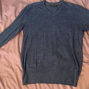 Banana Republic Dark Gray V-Neck Sweater